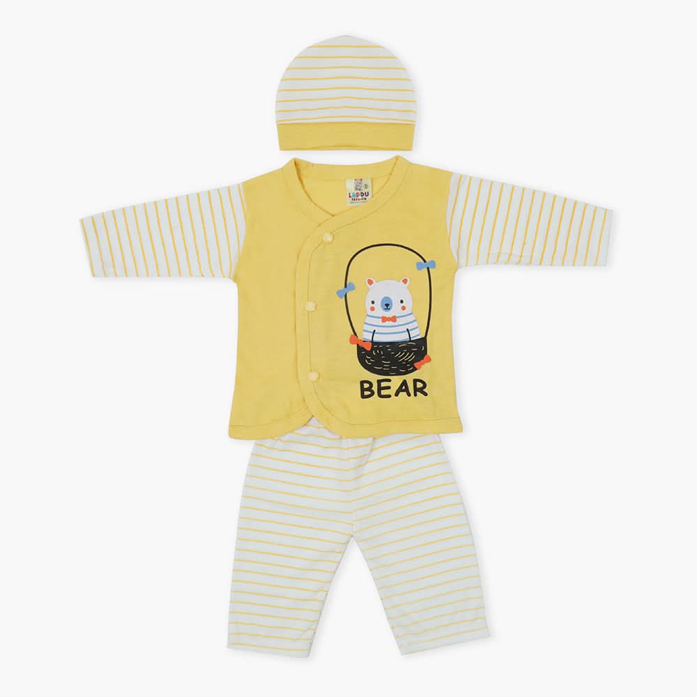 Newborn Boys Suit - Mustard, Newborn Boys Sets & Suits, Chase Value, Chase Value