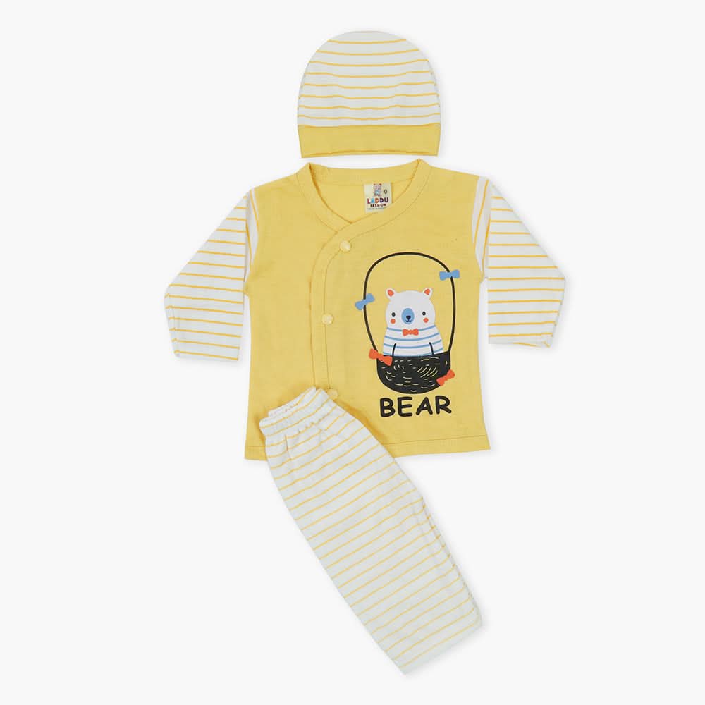 Newborn Boys Suit - Mustard, Newborn Boys Sets & Suits, Chase Value, Chase Value