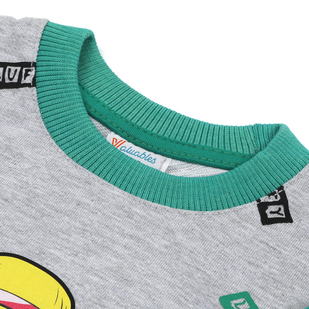 Boys Full Sleeves Round Neck Suit - Green, Boys Sets & Suits, Chase Value, Chase Value