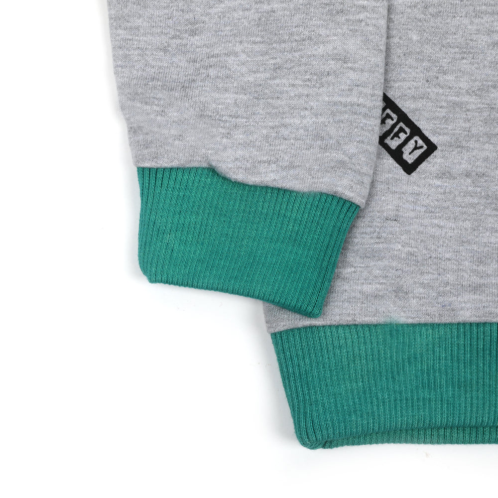 Boys Full Sleeves Round Neck Suit - Green, Boys Sets & Suits, Chase Value, Chase Value