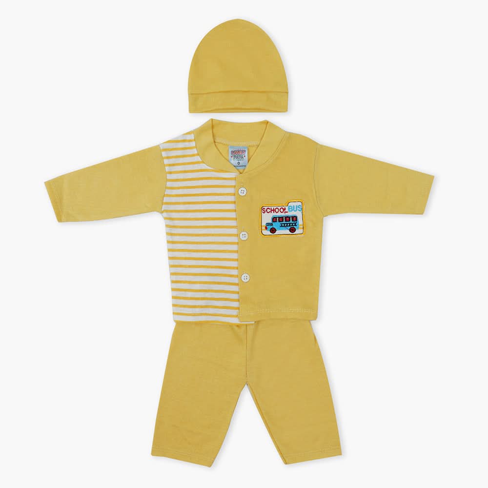 Newborn Boys Suit - Mustard, Newborn Boys Sets & Suits, Chase Value, Chase Value