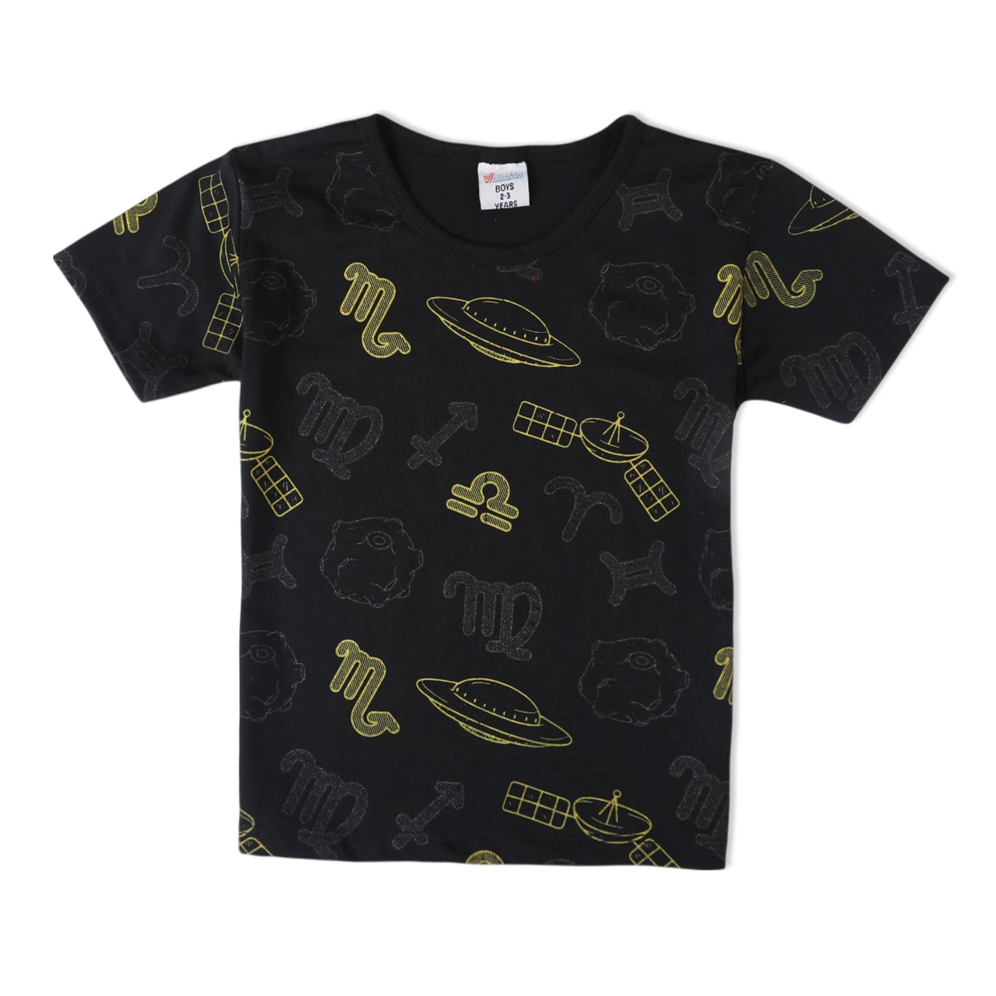 Boys Half Sleeves Suit - Black, Boys Sets & Suits, Chase Value, Chase Value