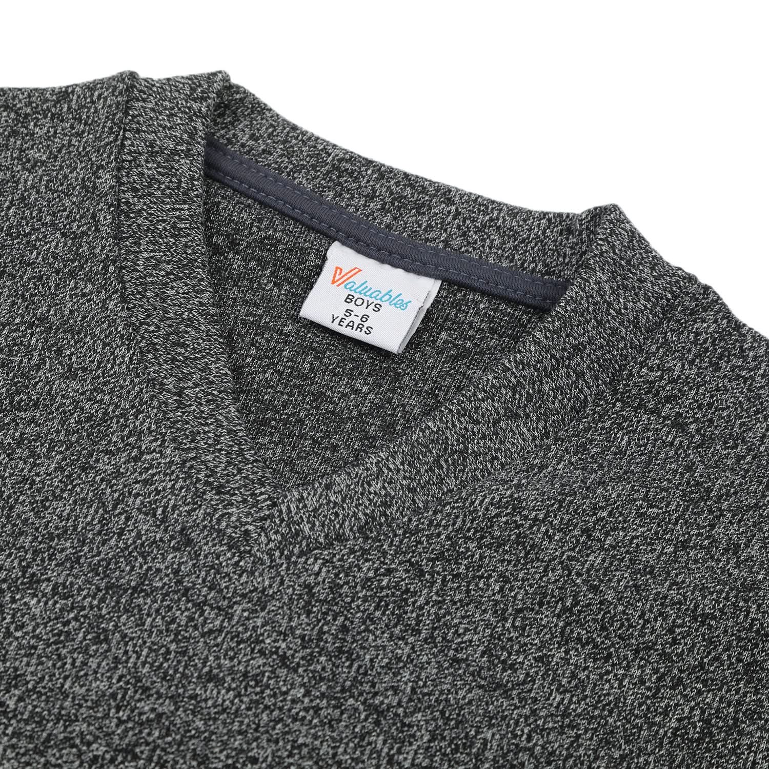 Boys Sleeveless Sweater - Dark Grey, Boys Sweaters, Chase Value, Chase Value