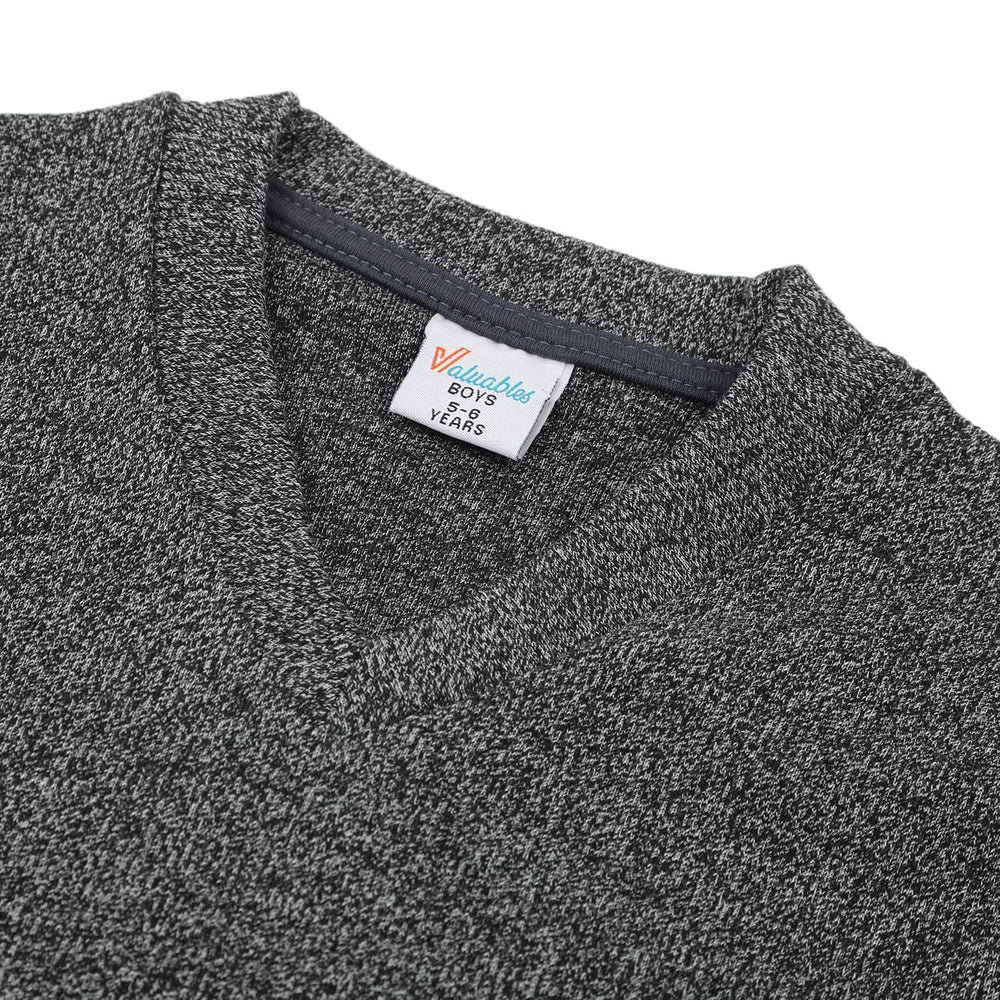 Boys Sleeveless Sweater - Dark Grey, Boys Sweaters, Chase Value, Chase Value