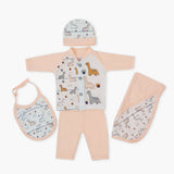 Newborn Gift Set - Peach, Newborn Boys Sets & Suits, Chase Value, Chase Value