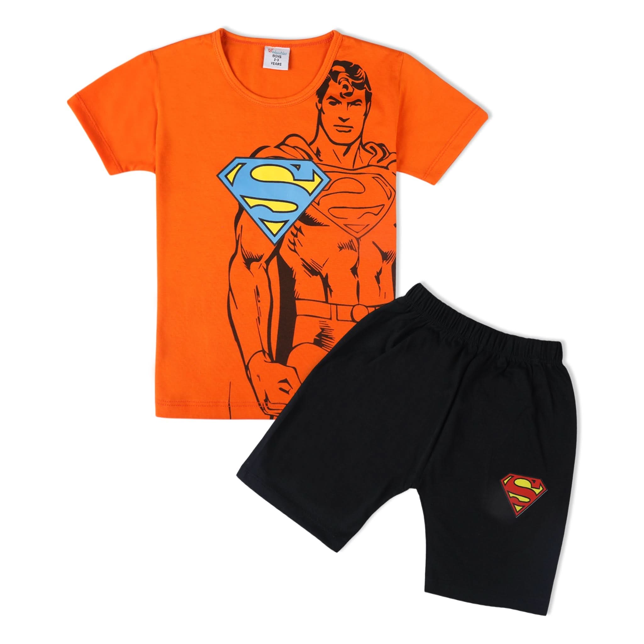 Boys Half Sleeves Suit - Orange, Boys Sets & Suits, Chase Value, Chase Value