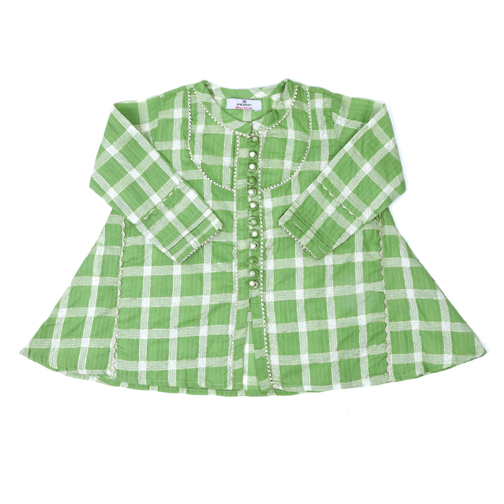 Eminent Girls Woven Frock - Green, Girls Frocks, Eminent, Chase Value