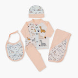 Newborn Gift Set - Peach, Newborn Boys Sets & Suits, Chase Value, Chase Value