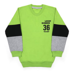 Boys Full Sleeve SweatShirt - Green