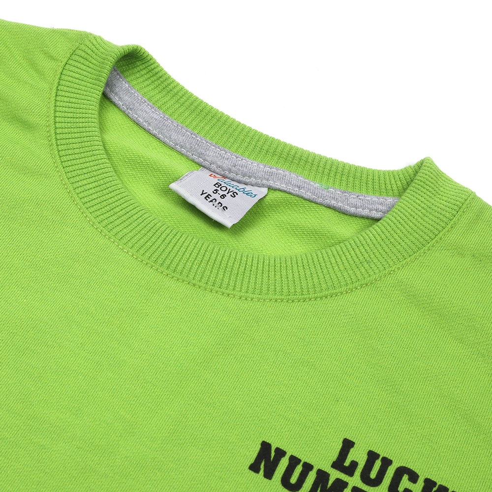 Boys Full Sleeve SweatShirt - Green, Boys Hoodies & Sweat Shirts, Chase Value, Chase Value