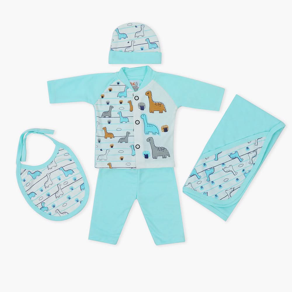 Newborn Gift Set - Cyan, Newborn Boys Sets & Suits, Chase Value, Chase Value