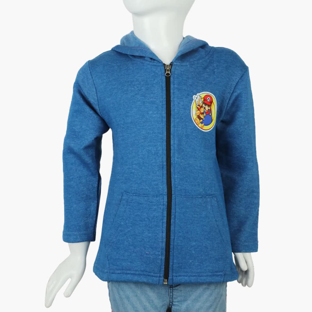 Boys Hoodie Jacket - Blue, Boys Hoodies & Sweat Shirts, Chase Value, Chase Value