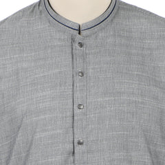 Eminent Men's Kurta Shalwar Suit - Dark Grey