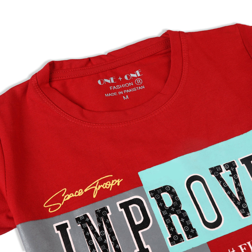 Boys Half Sleeves Suit - Red, Boys Sets & Suits, Chase Value, Chase Value