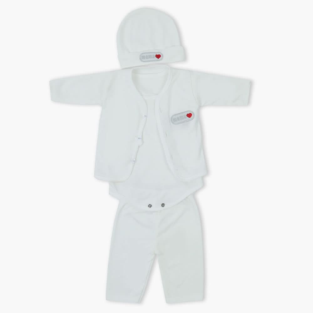 Newborn Gift Set - White, Newborn Boys Sets & Suits, Chase Value, Chase Value