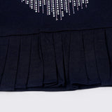 Girls Tight Half Sleeves Suit - Navy Blue, Girls Suits, Chase Value, Chase Value