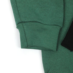 Boys Full Sleeves Zipper Hoodie - Black