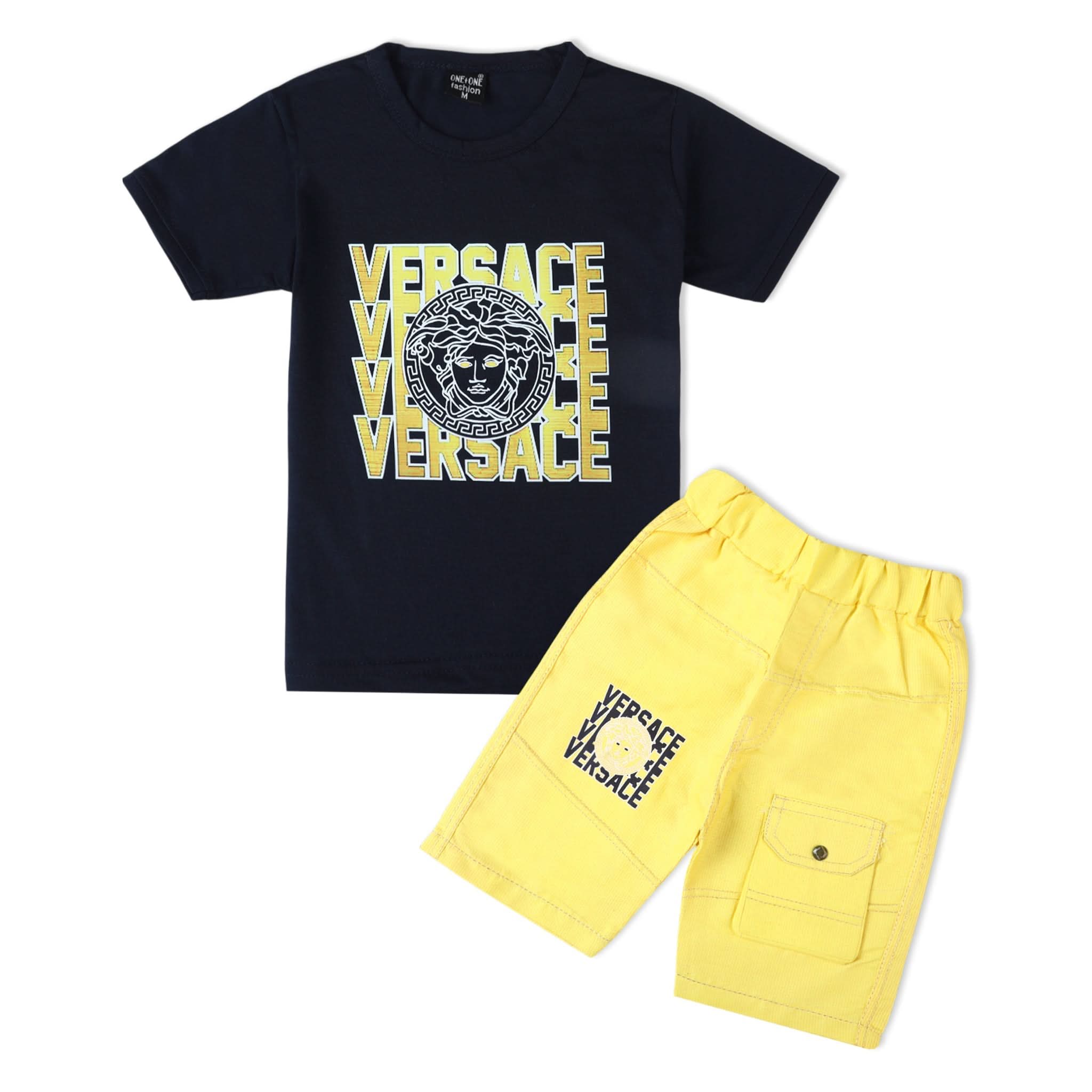 Boys Half Sleeves Suit - Navy Blue, Boys Sets & Suits, Chase Value, Chase Value
