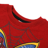 Boys Full Sleeves Round Neck T-Shirt - Red, Boys T-Shirts, Chase Value, Chase Value