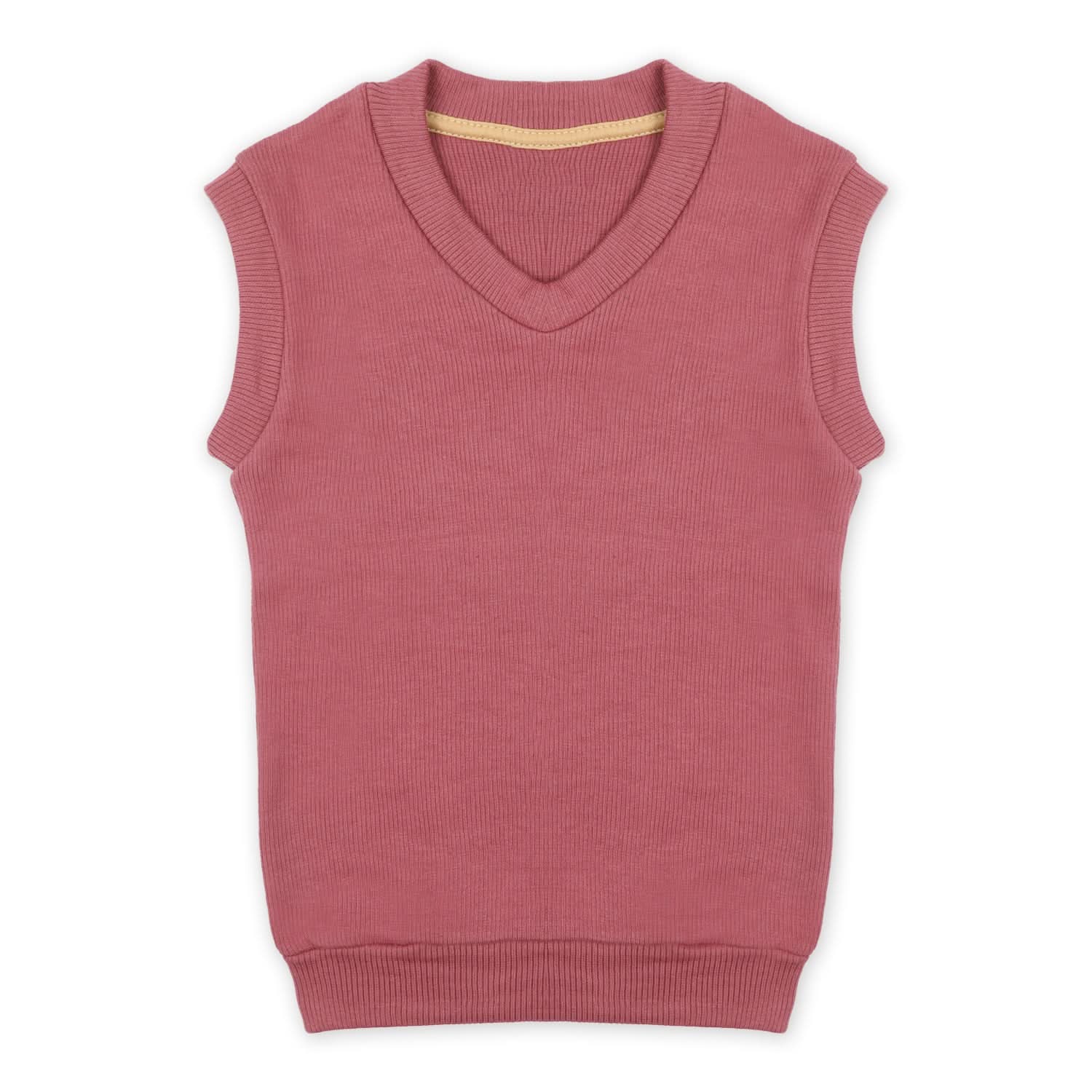 Boys Sleeveless Sweater - Tea Pink, Boys Sweaters, Chase Value, Chase Value