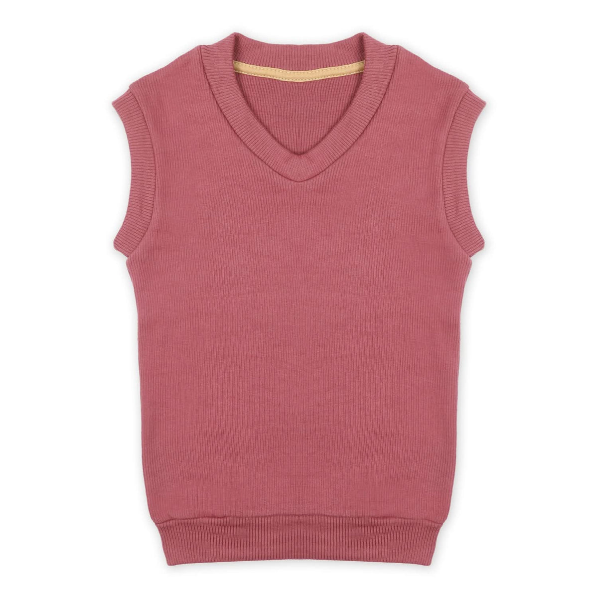 Boys Sleeveless Sweater - Tea Pink, Boys Sweaters, Chase Value, Chase Value