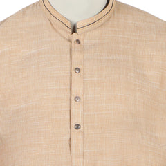 Eminent Men's Kurta Shalwar Suit - Beige