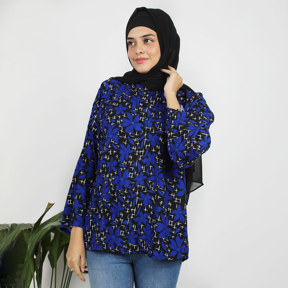 Women's Top - Blue, Women T-Shirts & Tops, Chase Value, Chase Value