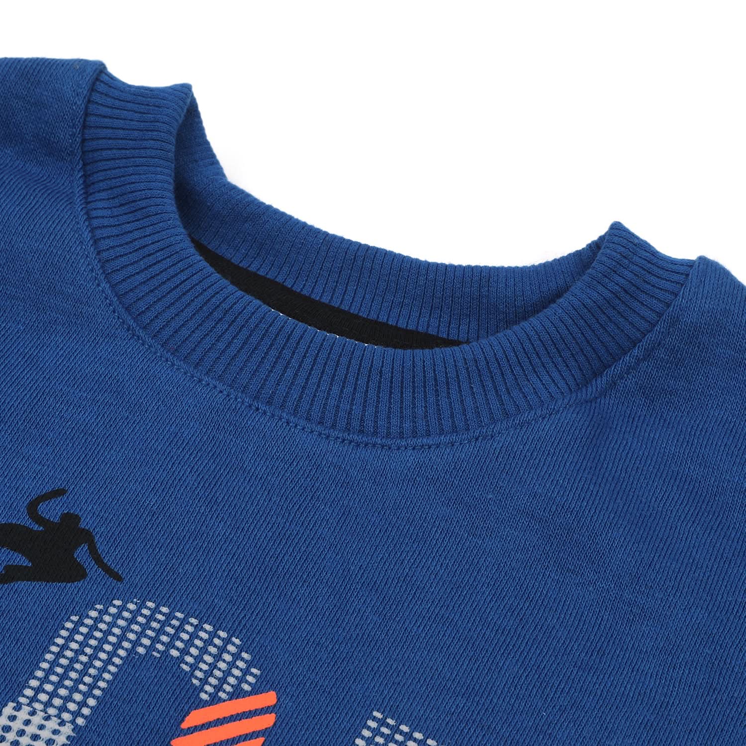 Boys Full Sleeves Round Neck SweatShirt - Navy Blue, Boys Hoodies & Sweat Shirts, Chase Value, Chase Value