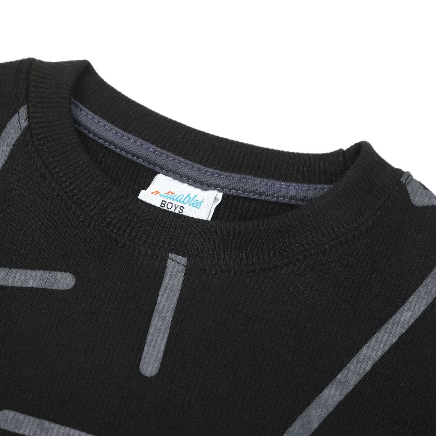 Boys Full Sleeve Sweatshirt - Black, Boys Hoodies & Sweat Shirts, Chase Value, Chase Value