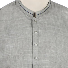 Eminent Men's Kurta Shalwar Suit - Olive Green