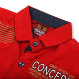 Boys 3pcs Full Sleeves Suit - Red, Boys Sets & Suits, Chase Value, Chase Value