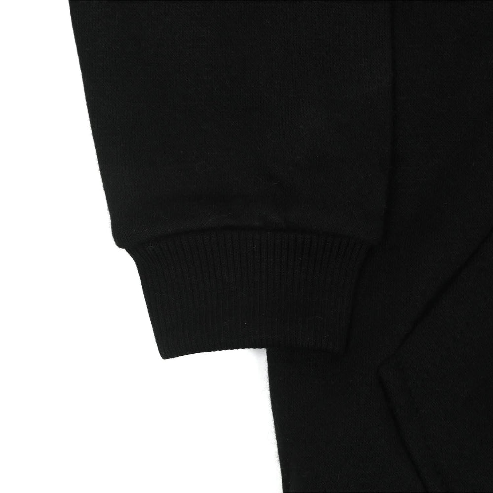 Boys Full Sleeves Zipper Hoodie - Black, Boys Hoodies & Sweat Shirts, Chase Value, Chase Value