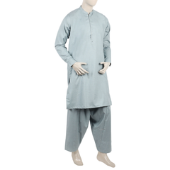 Eminent Men's Trim Fit Shalwar Suit - Aqua