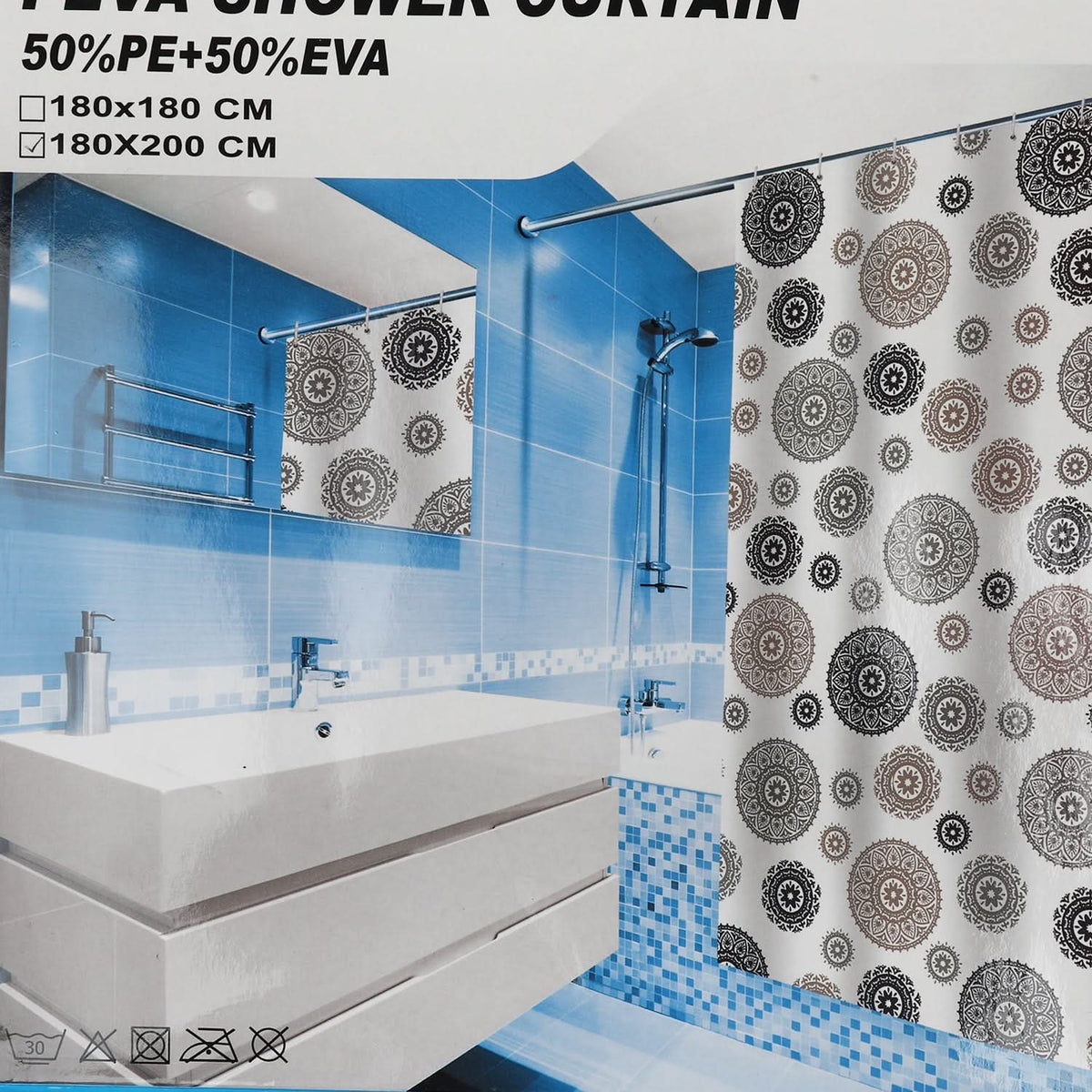Shower Curtain Frozen PEVA - Multi Color, Shower Curtain, Chase Value, Chase Value