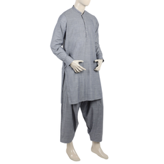 Eminent Men's Kurta Shalwar Suit - Grey