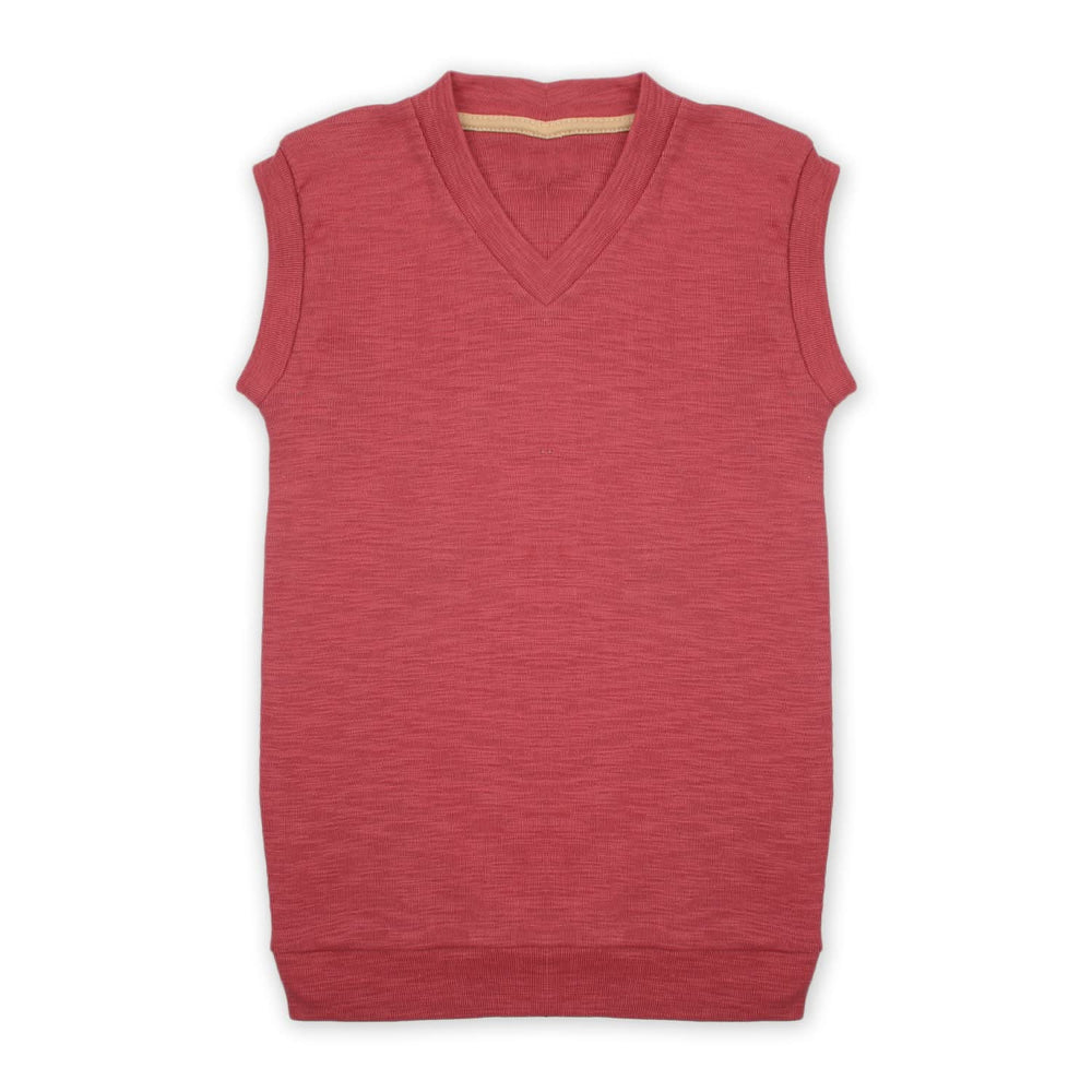 Boys Sleeveless  Sweater - Rust, Boys Sweaters, Chase Value, Chase Value