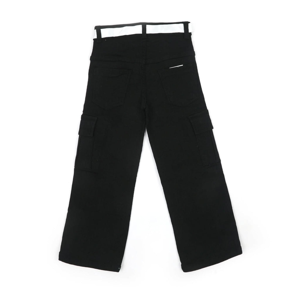 Girls Denim Pant - Black, Girls Pants & Capri, Chase Value, Chase Value