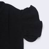 Girls Tight Half Sleeves Suit - Black, Girls Suits, Chase Value, Chase Value