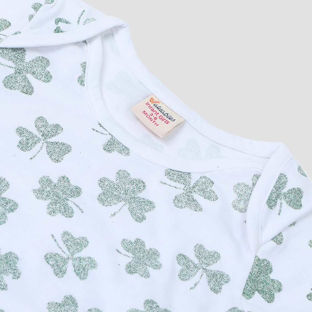 Newborn Girls Independence Romper - White, Newborn Girls Rompers, Chase Value, Chase Value