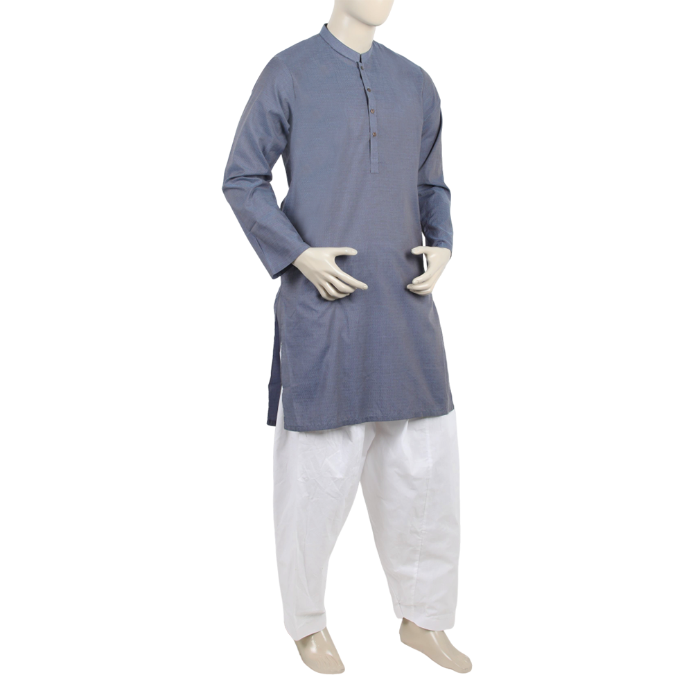 Eminent Men's Plain Kurta - Denim Blue, Men's Kurtas, Eminent, Chase Value