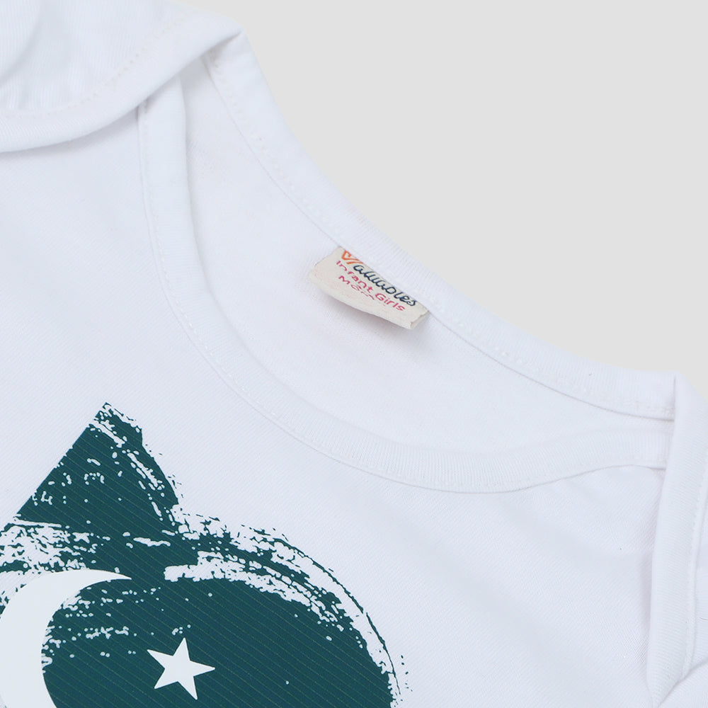 Newborn Girls Independence Romper - White, Newborn Girls Rompers, Chase Value, Chase Value