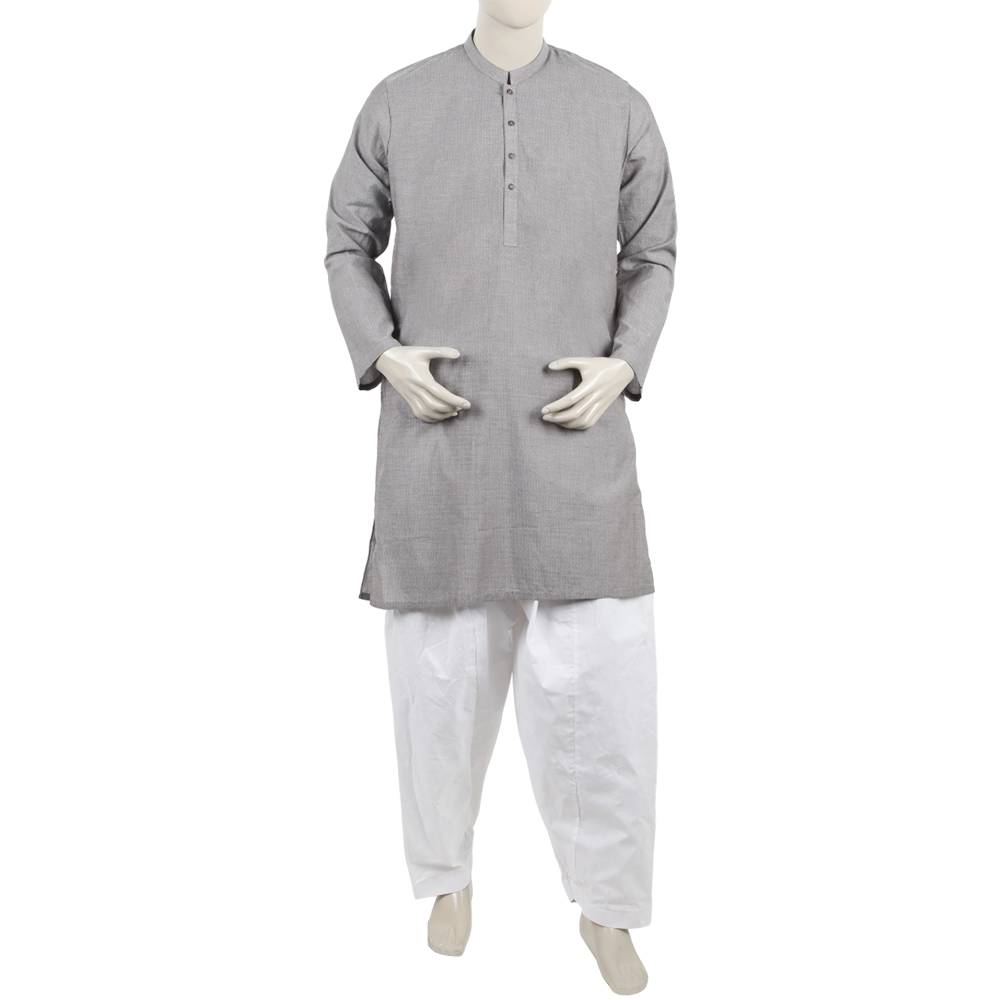 Eminent Men's Plain Kurta - Grey, Men's Kurtas, Eminent, Chase Value