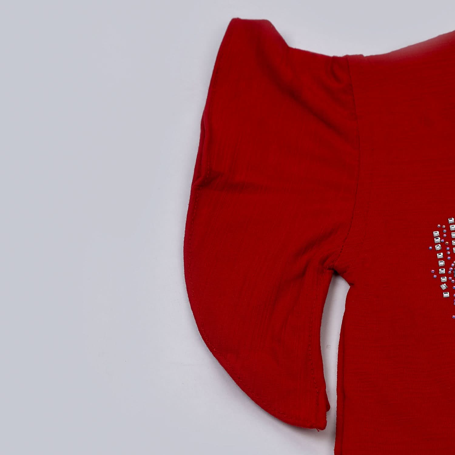 Girls Tight Half Sleeves Suit - Red, Girls Suits, Chase Value, Chase Value