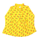 Girls Full Sleeves Frock - Yellow, Girls Frocks, Chase Value, Chase Value