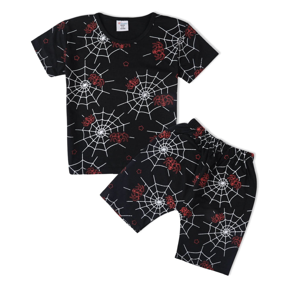 Boys Half Sleeves Suit - Black, Boys Sets & Suits, Chase Value, Chase Value