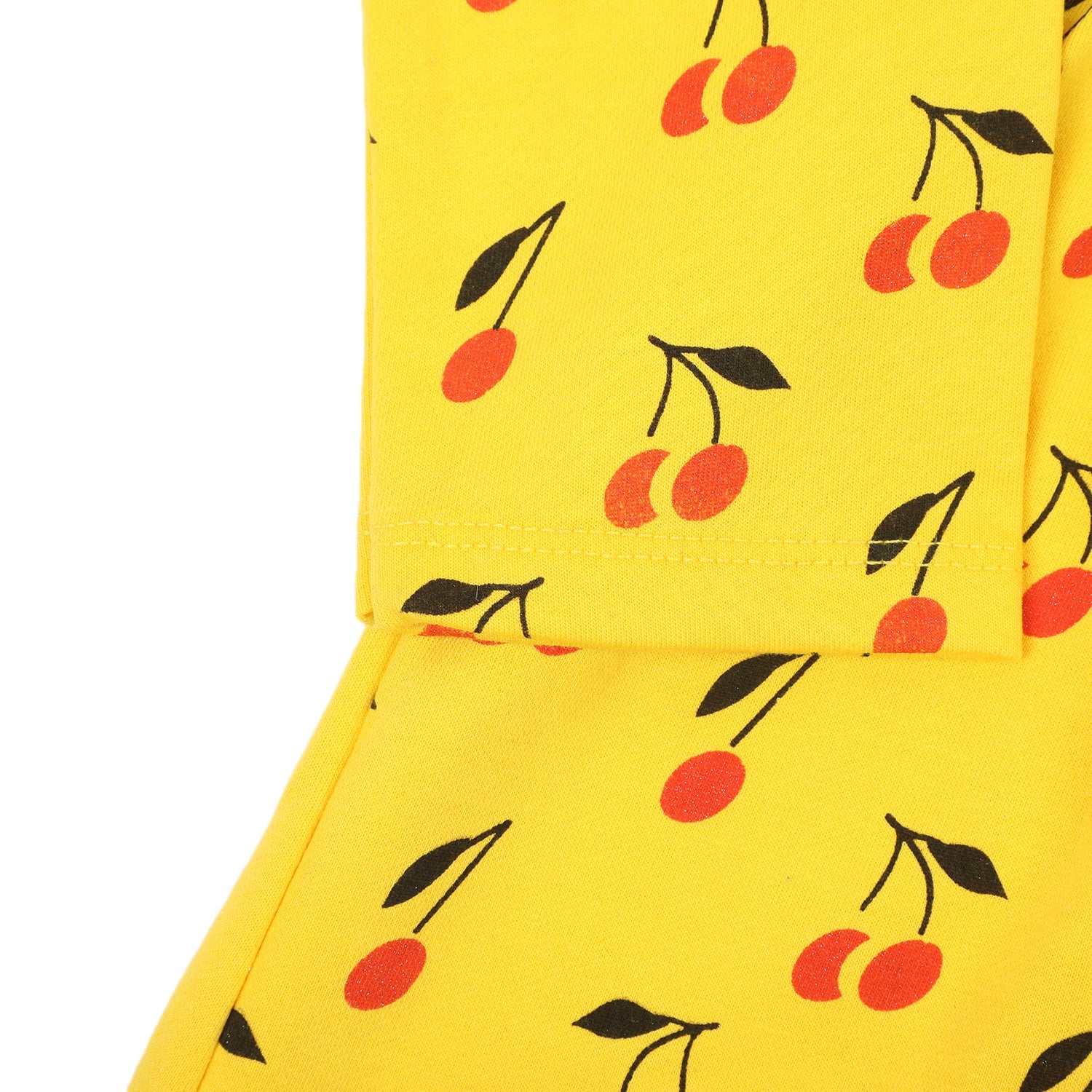 Girls Full Sleeves Frock - Yellow, Girls Frocks, Chase Value, Chase Value