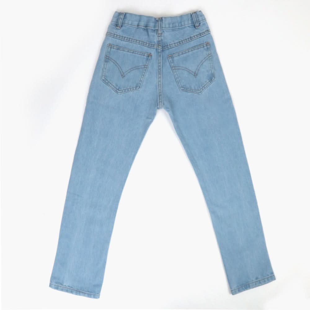Boys Basic Denim Pant  - Light Blue, Boys Pants, Chase Value, Chase Value