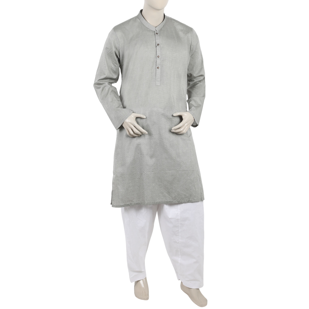 Eminent Men's Plain Kurta - Steel Grey, Men's Kurtas, Eminent, Chase Value