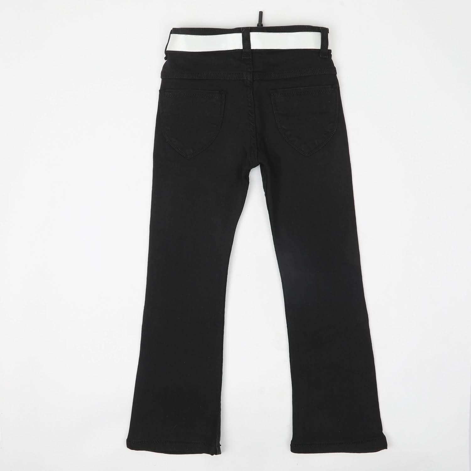 Girls Denim Pant - Black, Girls Pants & Capri, Chase Value, Chase Value