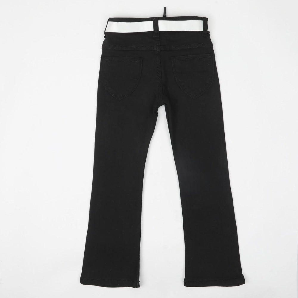 Girls Denim Pant - Black, Girls Pants & Capri, Chase Value, Chase Value